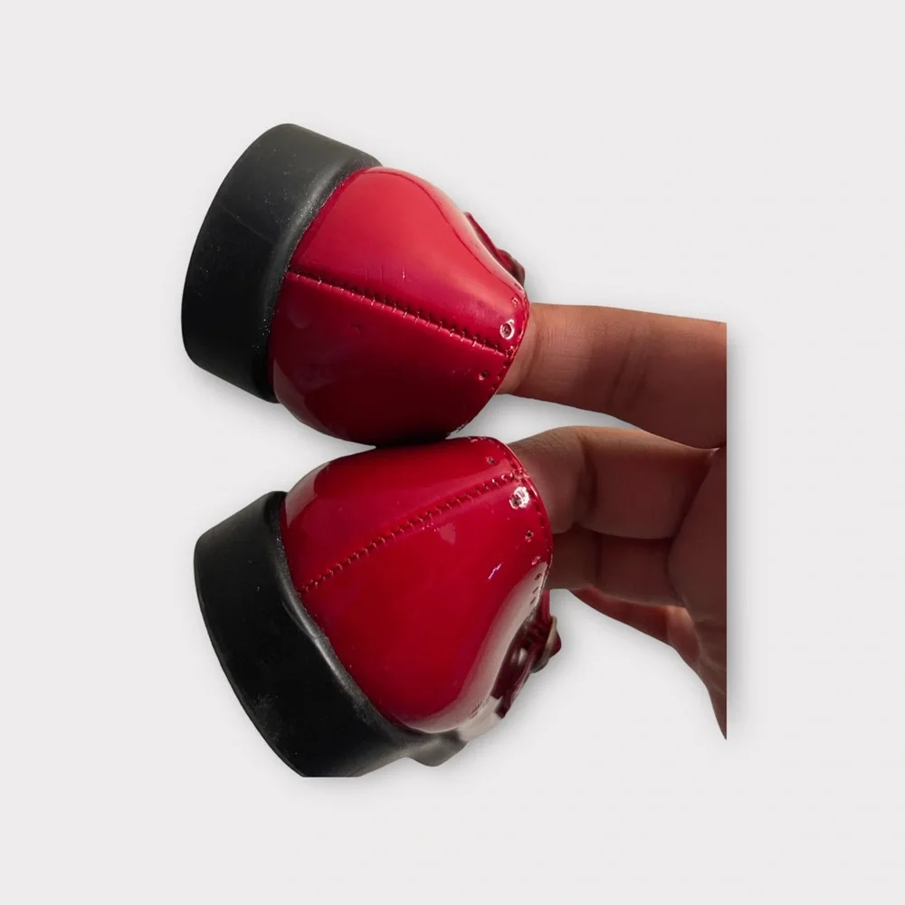 Gymboree Vintage Red Mary Jane Dress Shoes - Picture 4 of 6